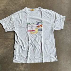 Dime Graphic Tee with Multicolor Logo